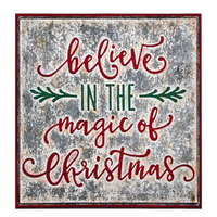 Believe in the Magic of Christmas Sign 38cm