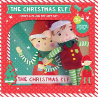 Christmas Elf  Story Book  with  Plush Elf