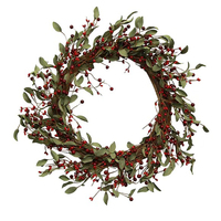 Mixed  Red Berry Wreath  60cm