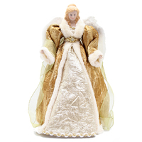 Champagne and Cream Angel Tree Topper 40cm