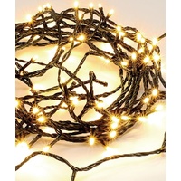 100 LED Fairy Lights - Warm White (Gn Wire)