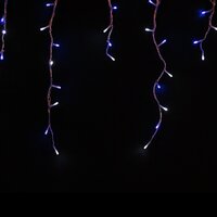 1008 LED Waterfall Icicle Fairy Lights - Blue / White