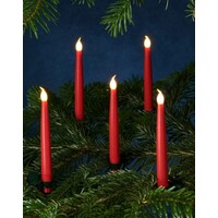 Sirius Carolin 10 Tree Candles Red with Remote