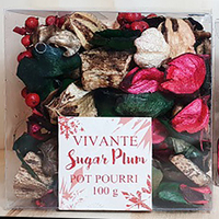 Sugarplum Christmas Pot Pourri 100g box