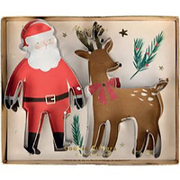Santa and Reindeer Cookie Cutter Set