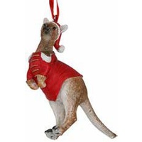 Kangaroo Hanging Christmas Decoration 8 cm