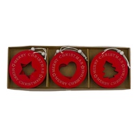 Red Star Heart Tree Timber 6pc
