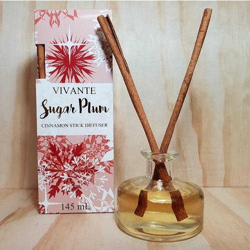 Sugar Plum Cinnamon Stick  Reed Diffuser Limited Edition.145ml