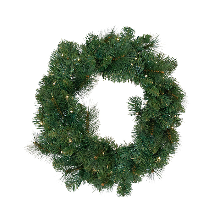 Buy Vermont Green LED Wreath 60cm in Australia | Real Christmas Trees