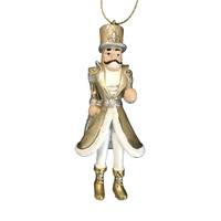 Nutcracker Hanging Decoration Gold