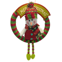 Snowman Door Hanger Fabric