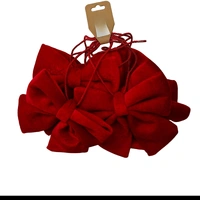 Red Bow Christmas Garland 16cm x 2.7m