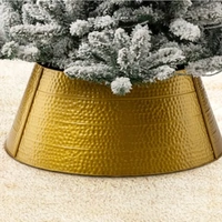 Gold Embossed  Metal Tree Collar 3 pc