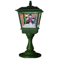 Tabletop Snow Lamp Green 64cm