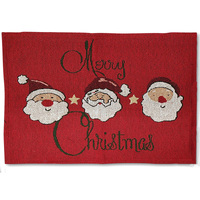 Red Santa Placemat 29 x 42cm  4pc