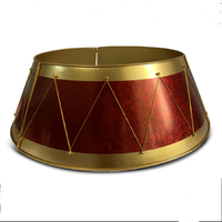 Red Gold Drum Tree Collar