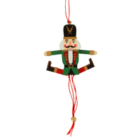 Jumping Nutcracker Hanging Decoration B 12.5 cm