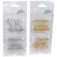 Ornament Hooks S Shape 40pc