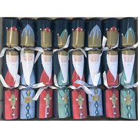 Wise King Hot Stamp  Christmas Cracker 8pk