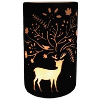 Ceramic Tealight - Elegance tall with Deer