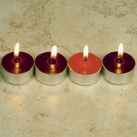 Set of 4 Mini Advent Tea Light Candles 