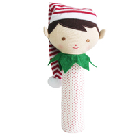 Elf Squeaker / Rattle Green