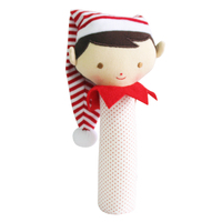 Elf Squeaker / Rattle Red