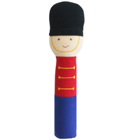 Soldier Squeaker / Rattle Red and Blue