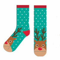 Christmas Large Reindeer Socks Adult