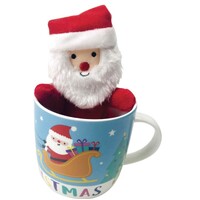 Mug and Plush Set Santa