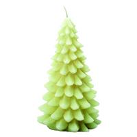 Deluxe Christmas Tree Candle White