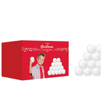Christmas Snowball Fight. 14pk