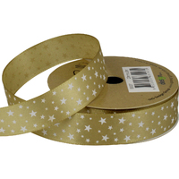 Gold Star Ribbon 20mm x 3m