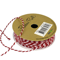 Red and White String 2mm x 6m