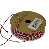 Red and White String 2mm x 6m