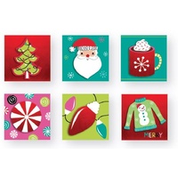 Gift Tags Modern 18 pc 5 x 5 cm