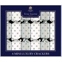 Tom Smith Silver Mini Luxury Crackers 6pk