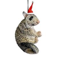 Possum Christmas Bristle Decoration 15cm