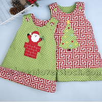 A Line Reversible Christmas Dress  3Years
