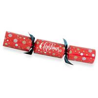 Snowflake Red Catering Crackers -  Box of 50
