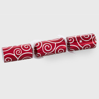 Stars and Swirls - Red Catering Crackers - Box of 50