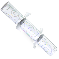Stars and Swirls - Silver Catering Crackers - Box of 50