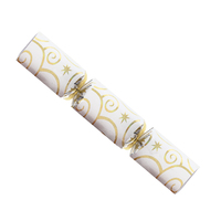 Stars and Swirls Catering Crackers - Gold Box of 50