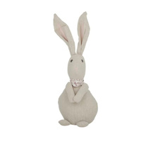 Rose Cream Fabric Easter Rabbit