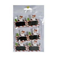 Santa With Blackboard - Gift Tag 4 cm