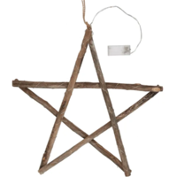 Timber Stick LED Star 51cm