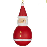 Santa  MDF Hanging Decoration  4 x 7cm