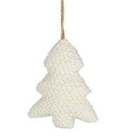 Natural Woven Fabric Tree 11cm