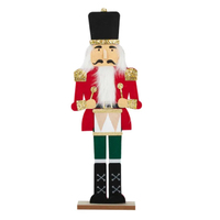 Large MDF and Fabric Nutcracker 55 x16 x 6cm