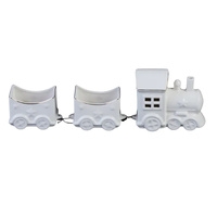 Porcelain Christmas Train 32 x 10 cm